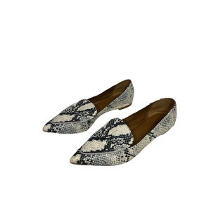 Abound Kali Pointed Toe Faux Snakeskin Women’s 9M Slip On Flats EUC